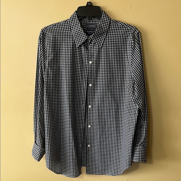 Chaps Tops - Chaps Black and White Casual Button Down Shirt